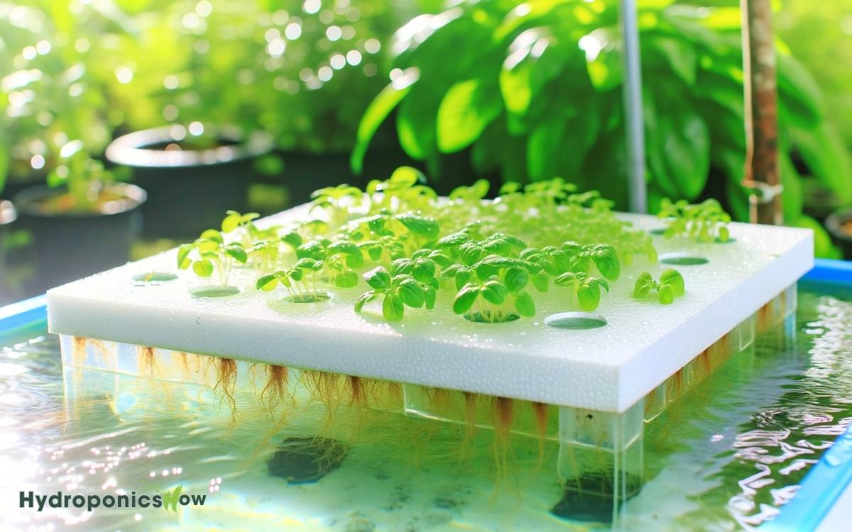 basin type hydroponic using styroform system 1