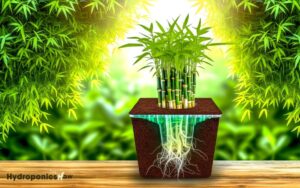 can hydroponically grown bamboo plant be planted in soil