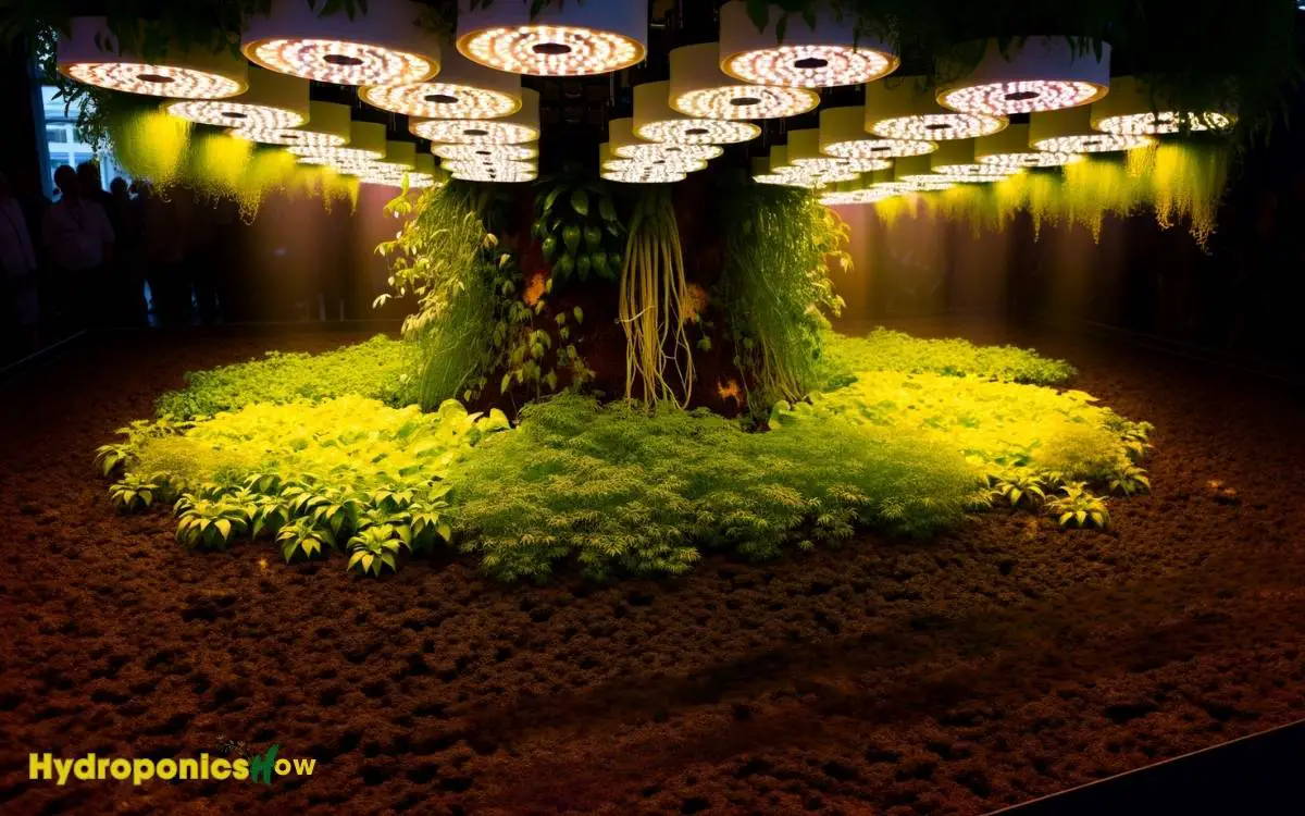 can you grow plants in dirt with hydroponic lights