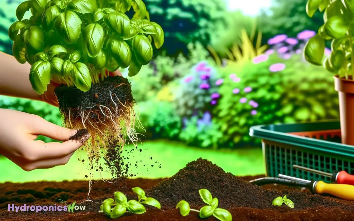 can you plant hydroponic basil in soil