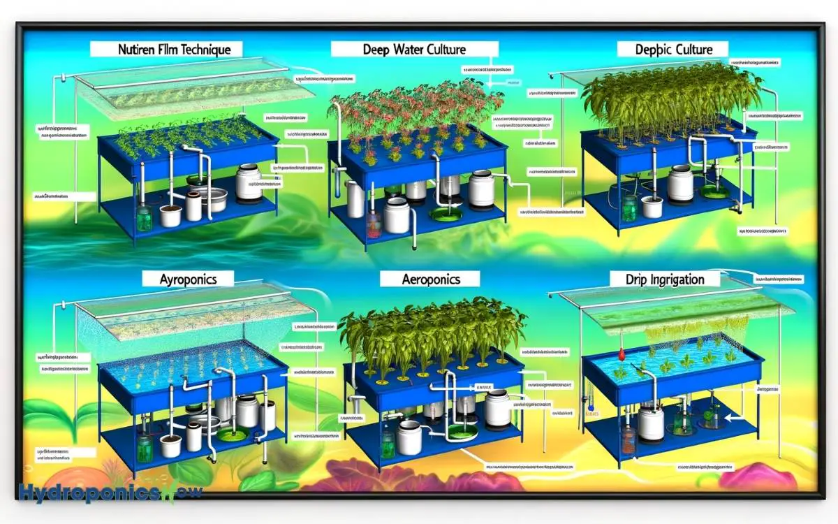 different types of hydroponic systems