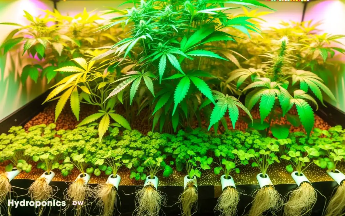 different types of hydroponic weed