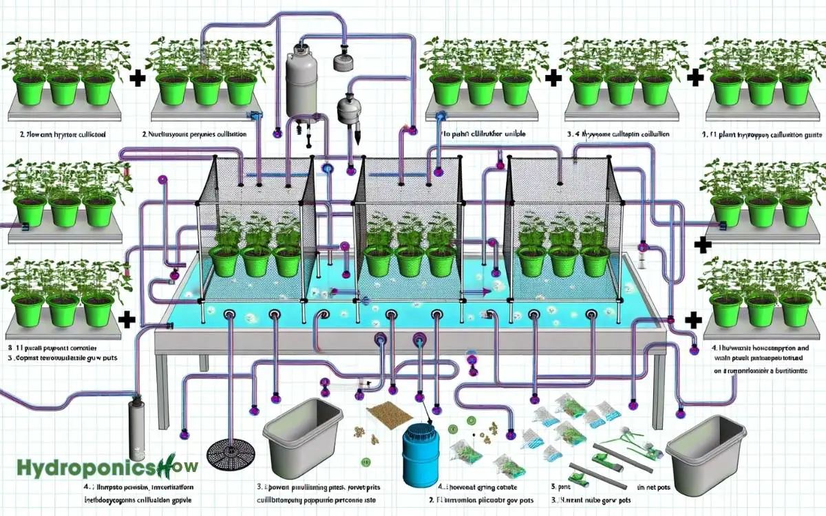 diy 4 plant hydroponic system