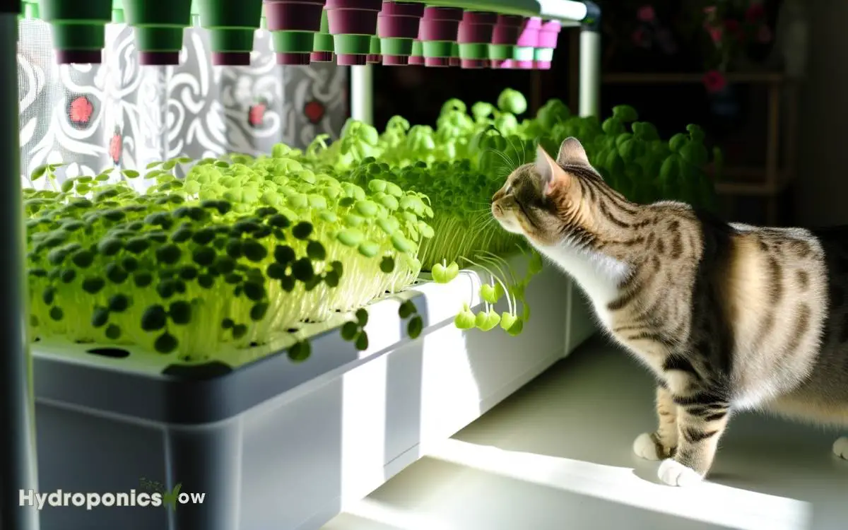 do cats get into hydroponic plants