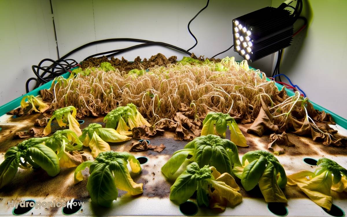 do plants die if the hydroponic tray is offline