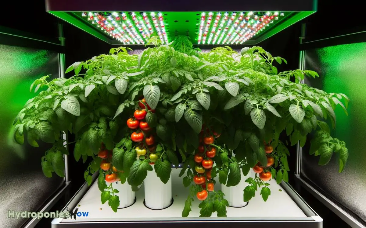 how many pounds will a hydroponic tomato plant produce