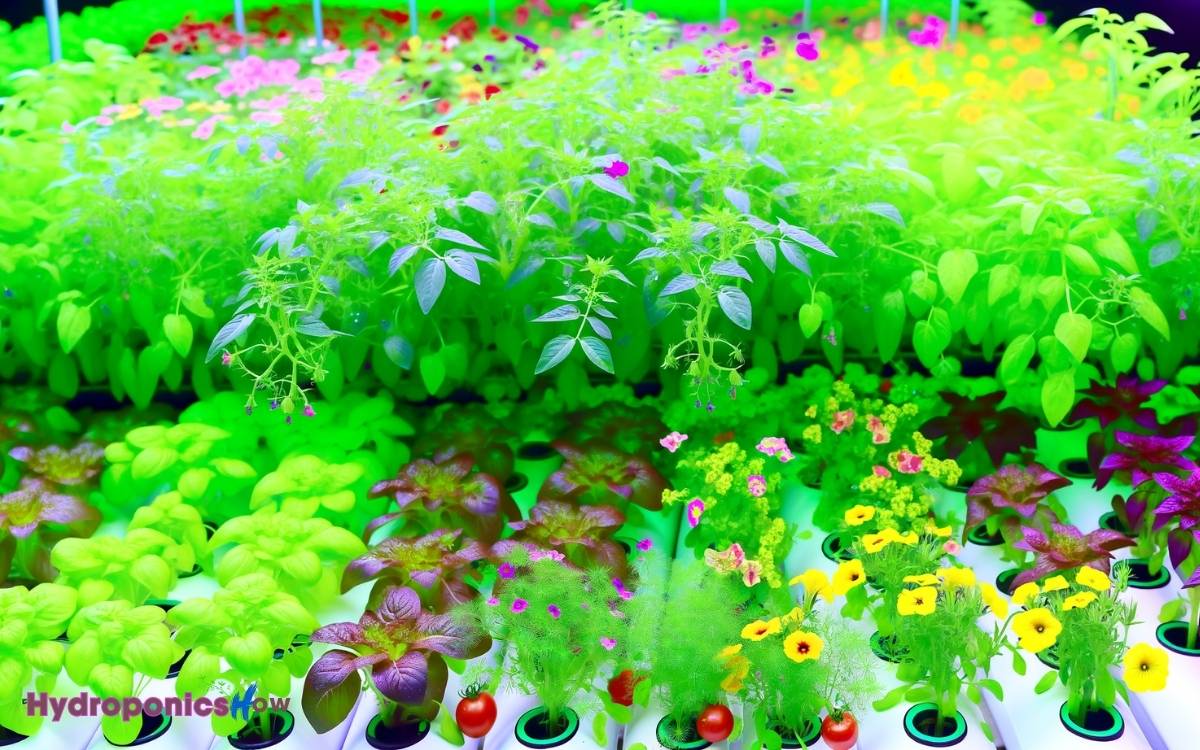 how many variety of plants can hydroponics grow