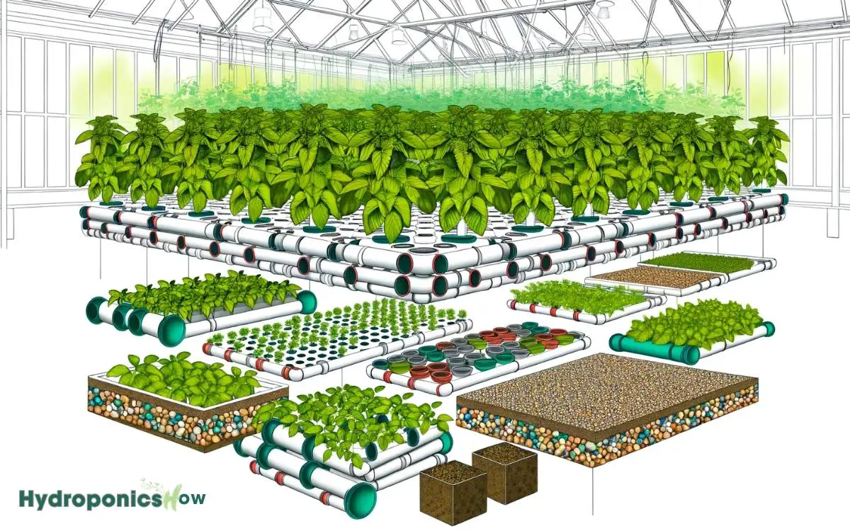 types of materials used for hydroponics systems