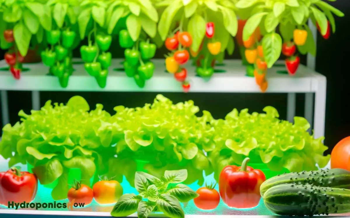 types of vegetables grown in hydroponics