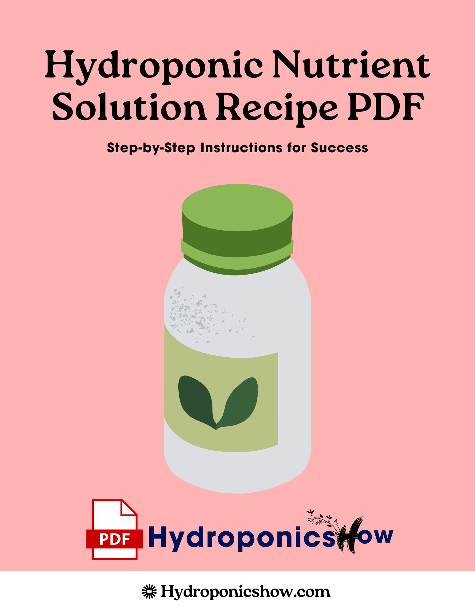 Hydroponic Nutrient Solution Recipe PDF Step by Step Instructions for Success