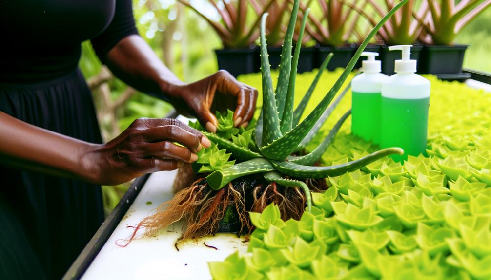 aloe vera harvesting techniques