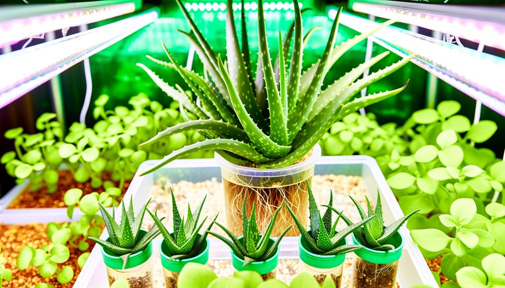 aloe vera hydroponic cultivation