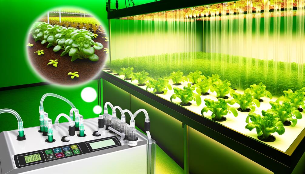 automated hydroponic nutrient delivery