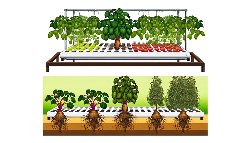 certain plants struggle hydroponically