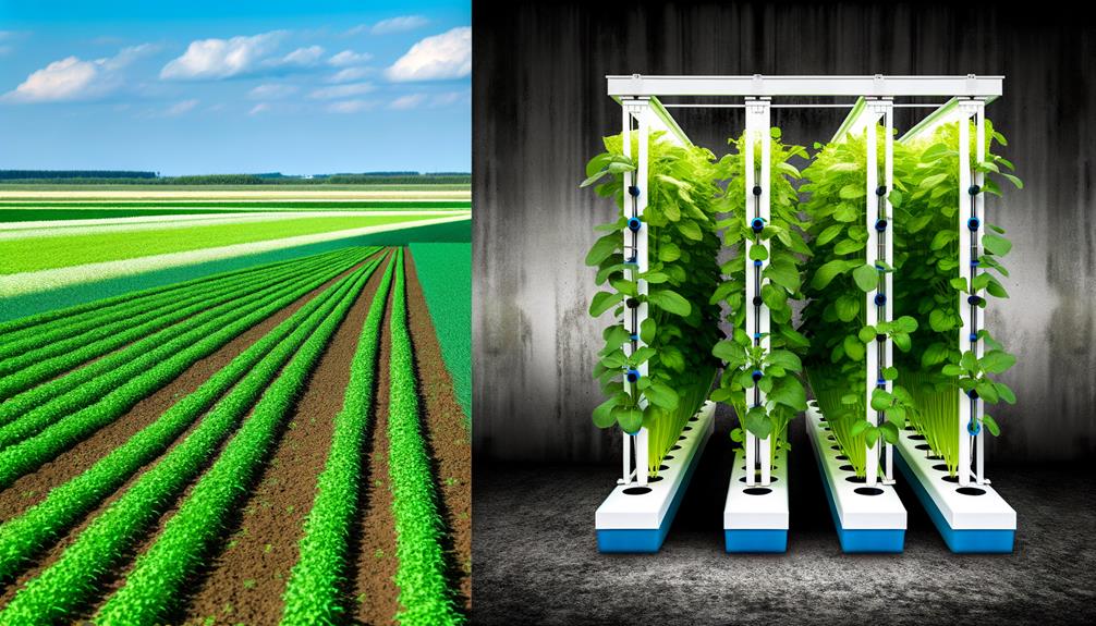 comparing farming methods efficiently