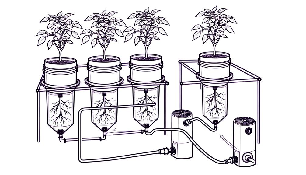 constructing rdwc hydroponic system