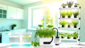 create hydroponic window garden