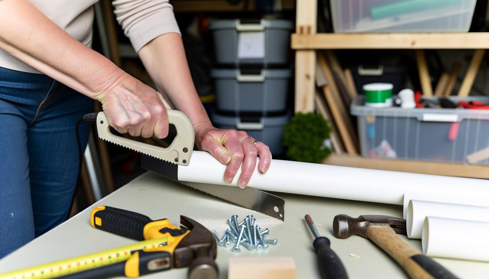 cutting pvc pipes accurately