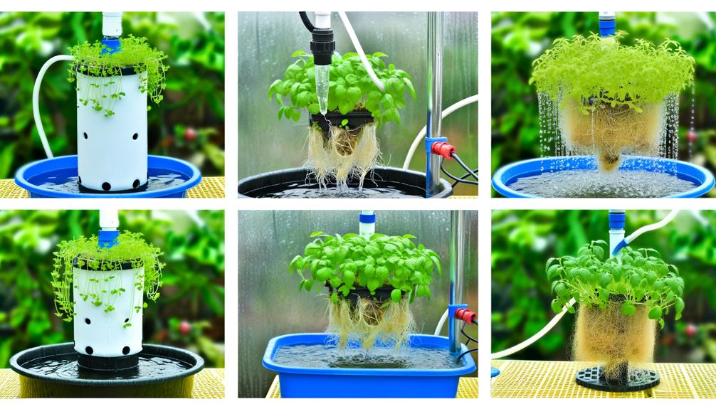 different hydroponic system types