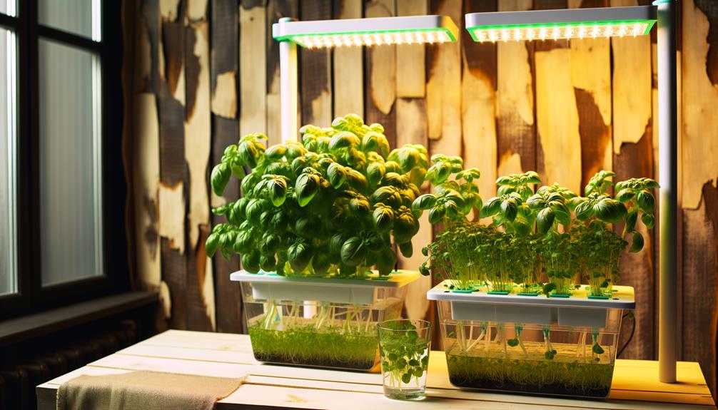 diy indoor hydroponic herbs