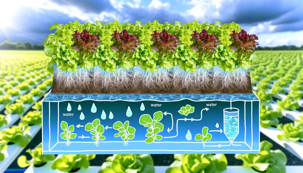 efficient hydroponic water usage