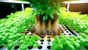 efficient soil less plant growth