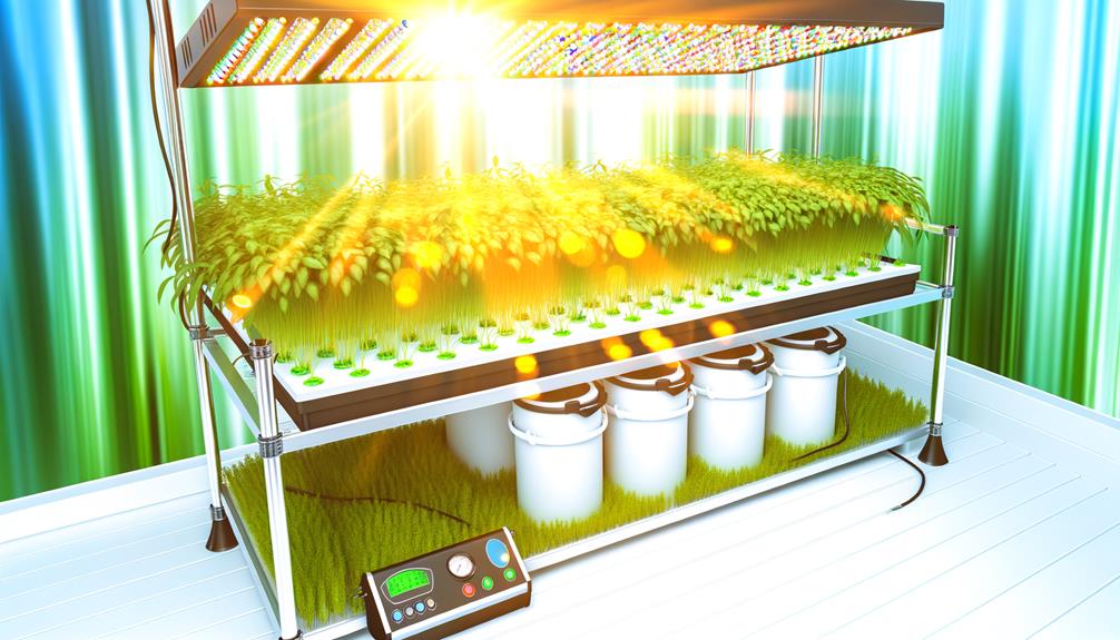 establishing hydroponic garden system