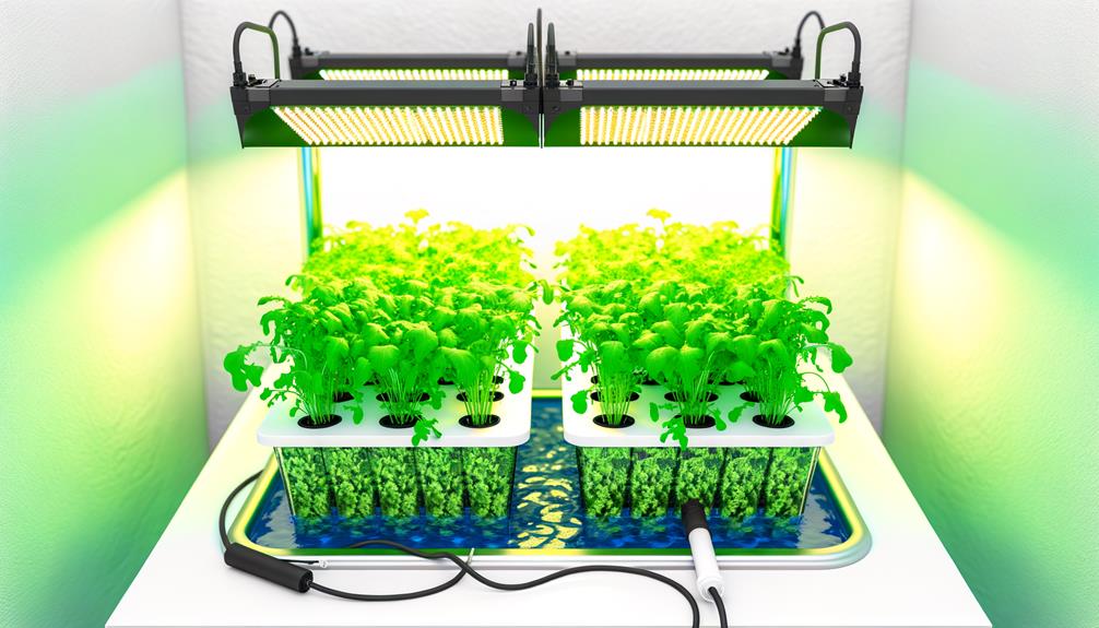 establishing hydroponic garden system