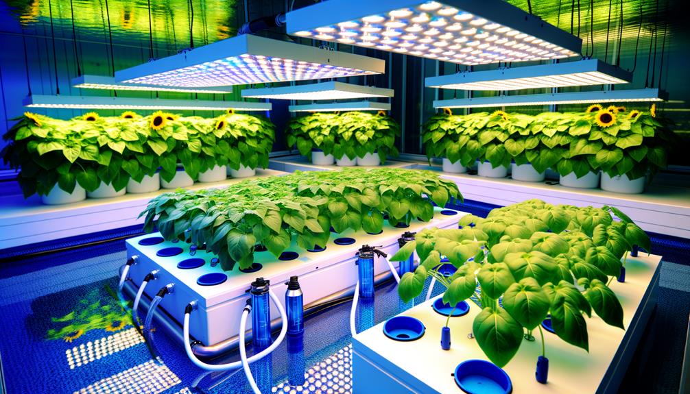 establishing hydroponic garden system