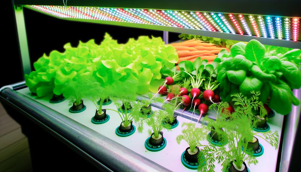 establishing hydroponic gardening system