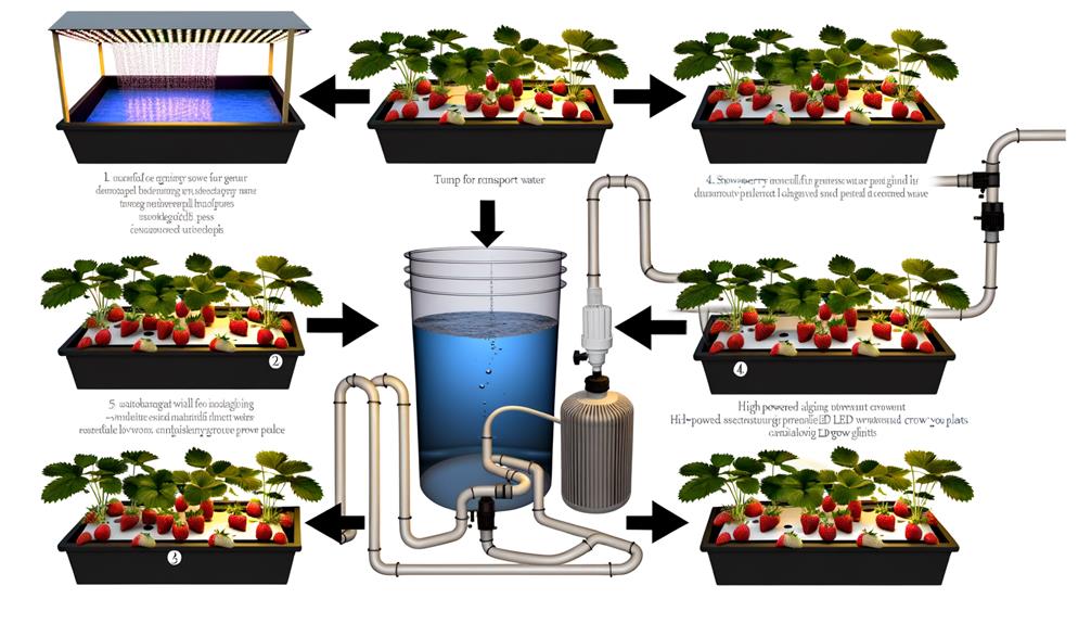 establishing hydroponic growing setup