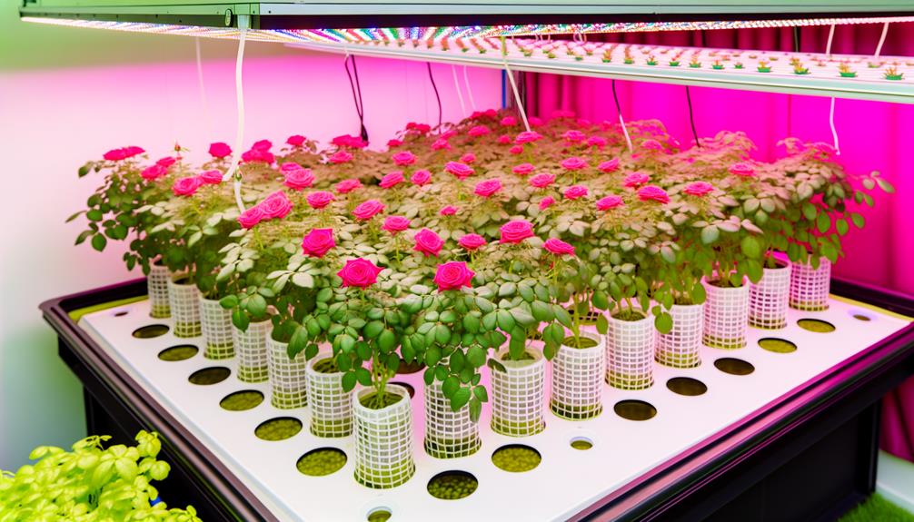 establishing hydroponic growing system