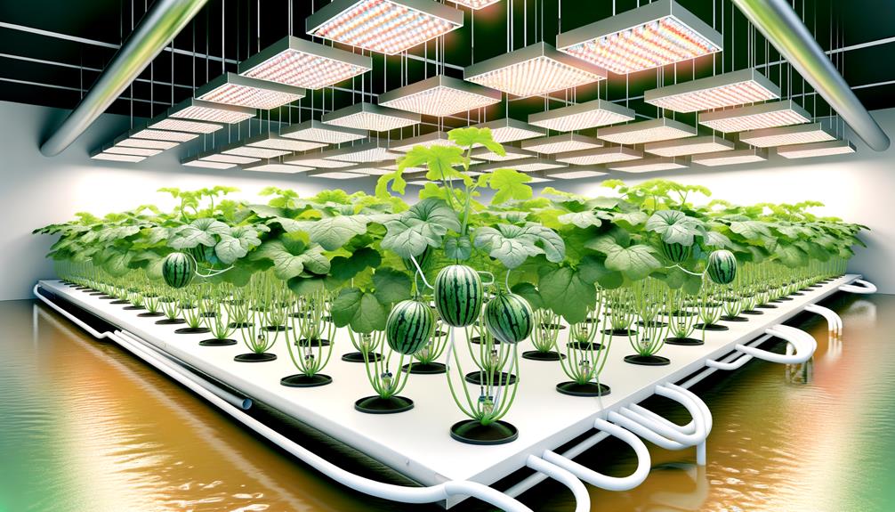 establishing hydroponic growing system