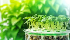 hydroponic bean sprout cultivation