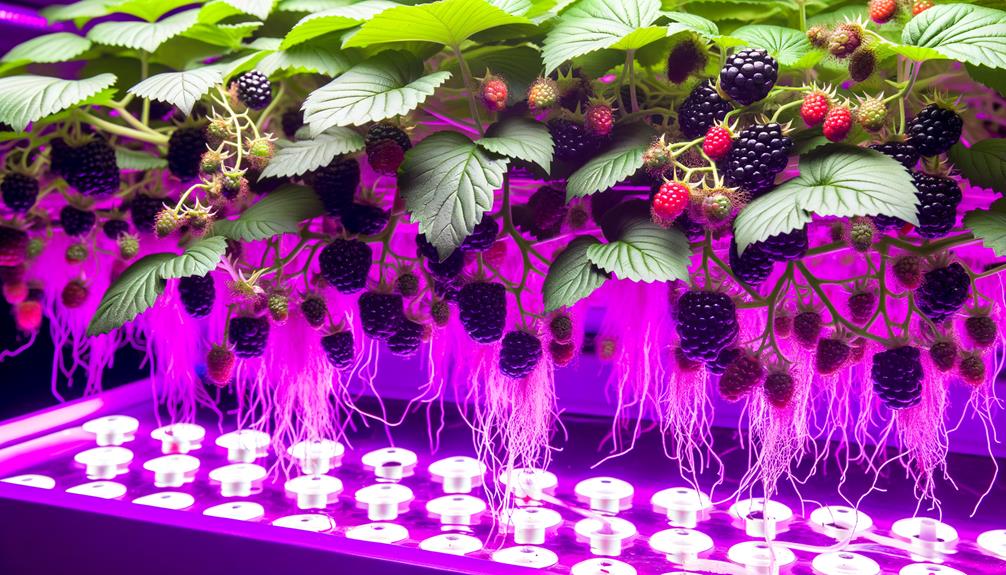 hydroponic blackberry cultivation possible