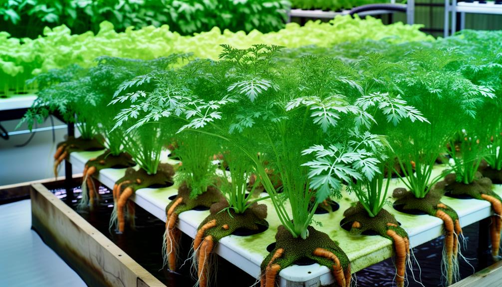 hydroponic carrot growth advantages