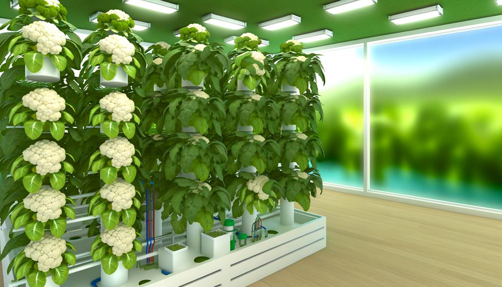 hydroponic cauliflower cultivation possible