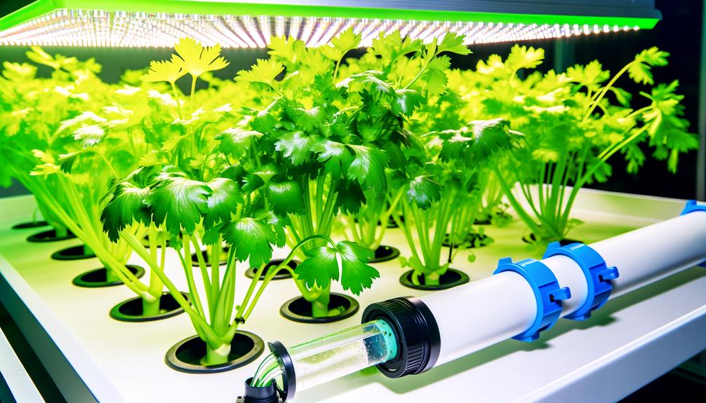 hydroponic celery cultivation possible