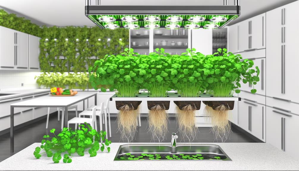 hydroponic cilantro nutritional advantages