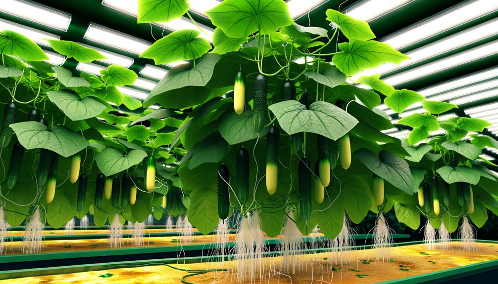 hydroponic cucumber growth advantages