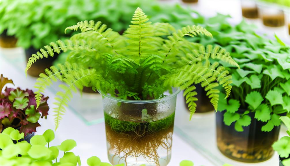 hydroponic fern cultivation possible