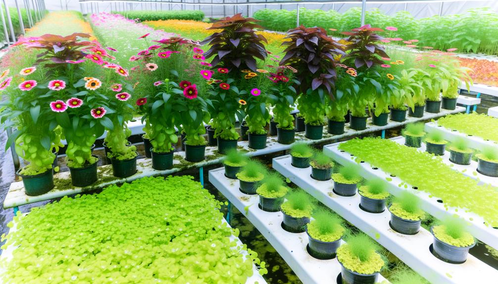 hydroponic flower cultivation possible