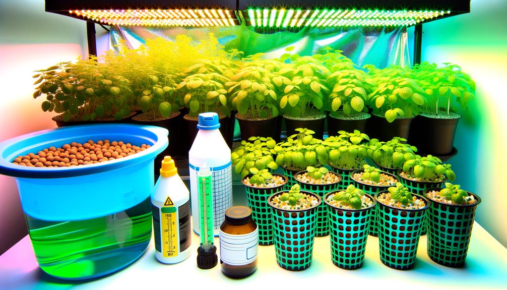 hydroponic garden materials list