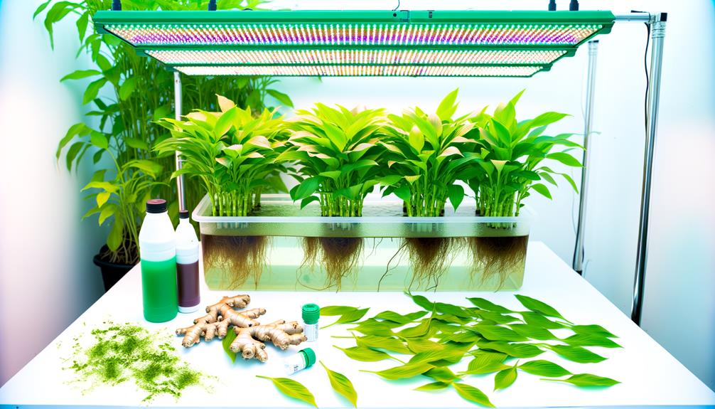 hydroponic ginger cultivation feasible