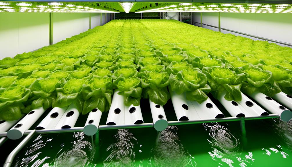 hydroponic iceberg lettuce cultivation