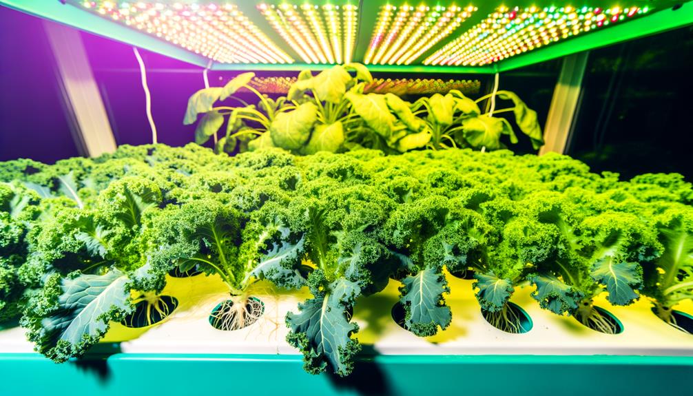 hydroponic kale cultivation possible