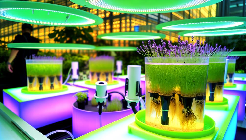 hydroponic lavender growth possible