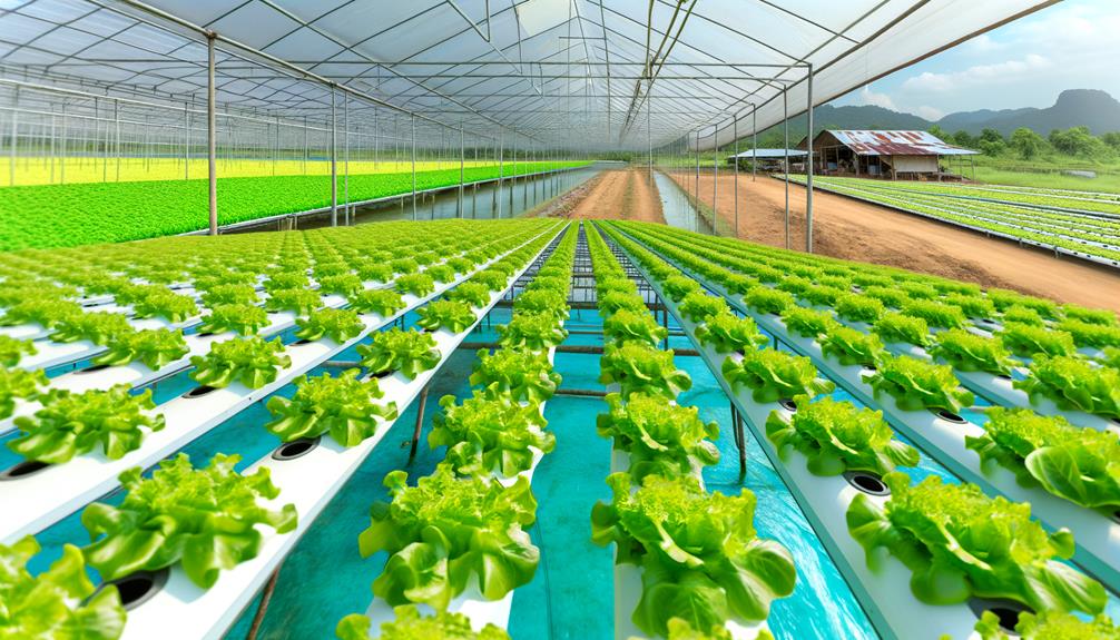 hydroponic lettuce development history