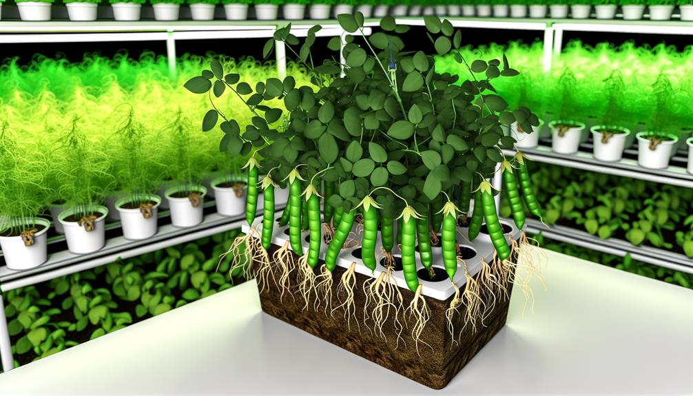 hydroponic pea cultivation advantages