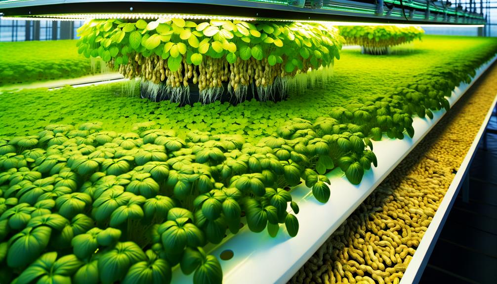 hydroponic peanut cultivation possible